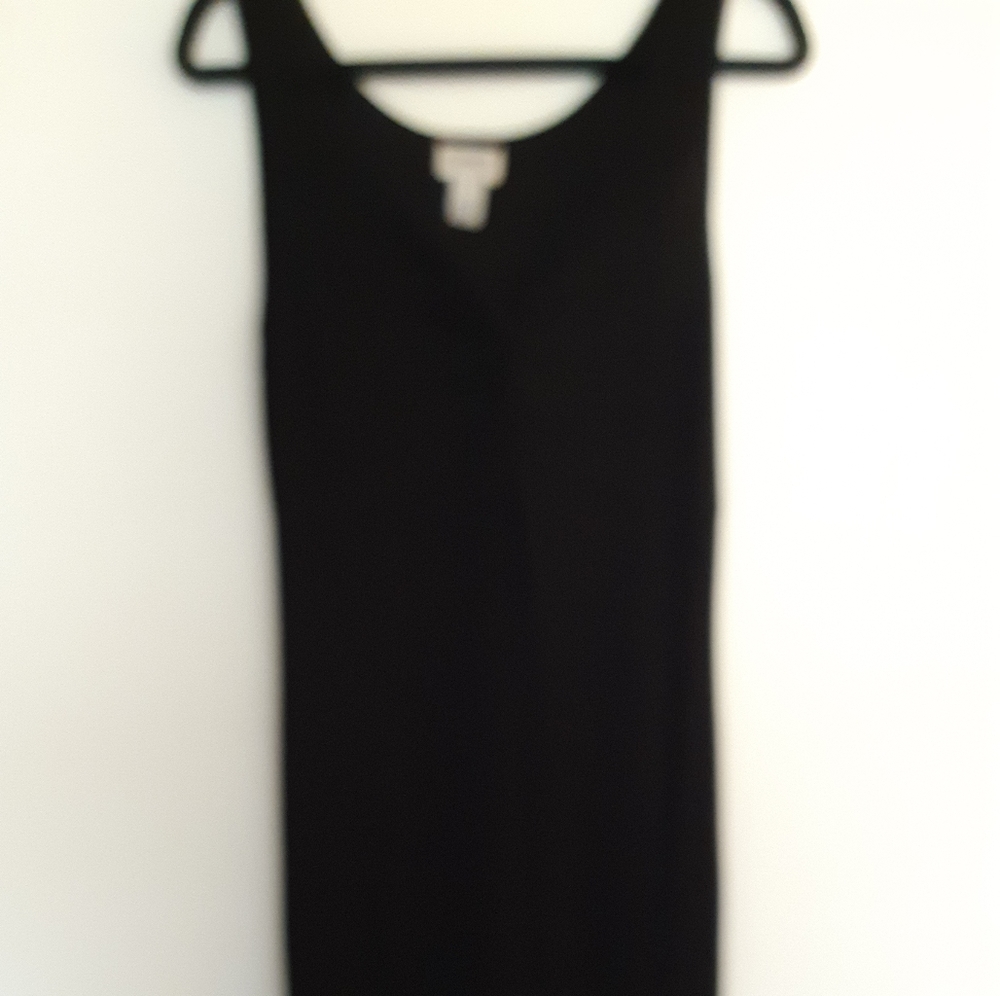 Ladies long black dress